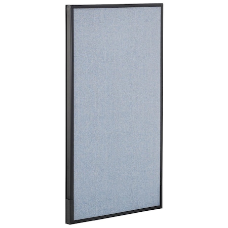 Global Industrial 24-1/4W x 42H Office Partition Panel, Blue 277660BL